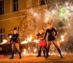 Teatr Taniec Ognień Pirotechnika Sceniczna. 